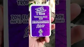 Fidels preroll Tropicana виноградный пирог 70% цветы 30% гашиш общий ТГК 41,8