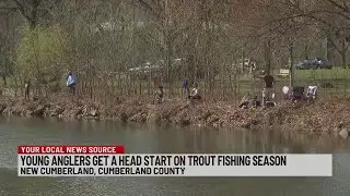 Young anglers get head start on trout fishing season in Cumberland County
