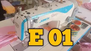Jack Sewing Machine Error E 01
