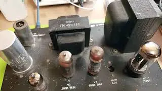 Stromberg Carlson Signet-22 Mono tube amp and Pilot mono tube tuner with spider crap.