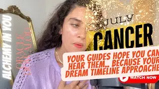 CANCER IF YOU SEE THIS YOUR GUIDES NEED TO TALK TO YOU BEFORE THIS PERSON SHOWS UP&hellip; 😨JULY 15-30