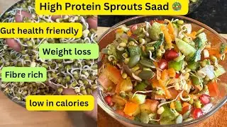 &ldquo;High Protein Sprouts Salad for Weight Loss | No Oil Healthy Recipe | Mindful Recipes