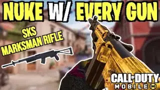 NUKE with EVERY GUN in COD MOBILE (SKS) MARKSMAN RIFLES