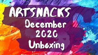Artsnacks December 2020 Unboxing