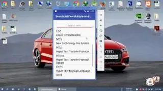 Android Multiple Search Filter ListView