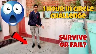 1 HOUR TRAPPED IN A CIRCLE! 😱 Survive or Fail?
