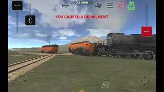 cursed train turntable crash in train and railyard simulator