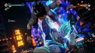 JUMP FORCE - Vegeta vs Sasuke