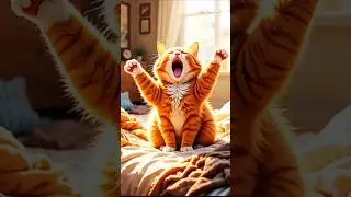 This Orange Cat's life like a human .#shorts #cat
