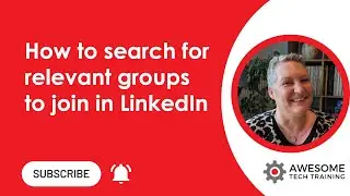 How to search for relevant groups to join in LinkedIn
