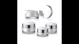empty packaging  acrylic cream jar for skincare