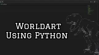 Printing Dinosaur Wordart Using #Python #codenza