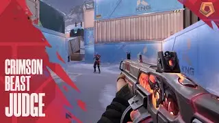 Crimsonbeast Judge Skin Gameplay - Valorant Crimsonbeast Skins