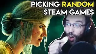 RANDOMLY Picking Steam Games! - How do I play GWENT?!