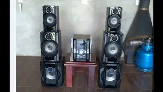 &Aacute;rea externa Panasonic AK970 6 caixas, o melhor Panasonic nos graves?!#minisystem #audiobrasil