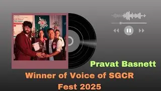 Pravat Basnett&rsquo;s Winner of Voice of SGCR |  Annual college Fest 2025
