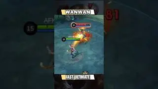 WANWAN FAST ULTIMATE TUTORIAL #mlbb #shorts #wanwan