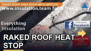Pumping cellulose into a raked roof that has anitcon blanket, Needs a higher Rvalue to stop the heat