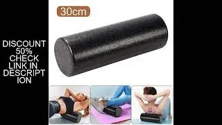 12 Inch High-Density Back Foam Roller Foam Massage Roller Deep Tissue Massager for Back Legs Exercis