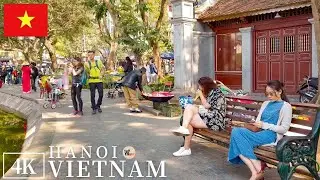 Hanoi Local Daily Life - City Center 4K 🇻🇳
