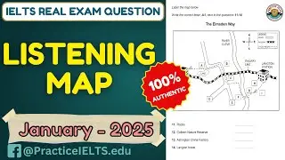 Практика аудирования по карте IELTS &mdash; последний экзамен 2025 года | Повысьте свой балл
