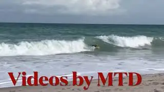 Bodyboarding Small Florida Surf on the Treasure Coast