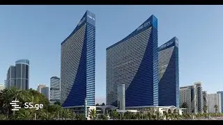 обзор проекта жилого дома Орби групп в Батуми. overview of the Orbi Group project in Batumi