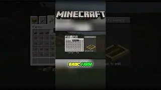 Minecraft Farm Build: Craft, Plan, and Conquer Your Village! #shorts