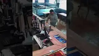 'Ghost' knocks over pint of beer at 'haunted' pub #Shorts 👻 🍺