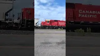 CPKC. CP locomotive at ex-KCS/ ex-Texas Mexican Railway yard.