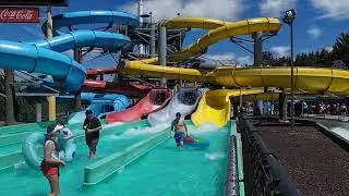Konga Water Slide in Wild Waves Theme and Water Park in Federal Way Washington USA