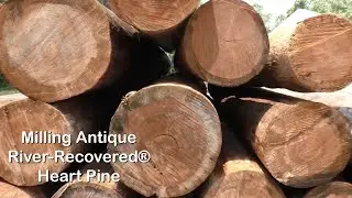Milling Antique River-Recovered&reg; Heart Pine at The Goodwin Company