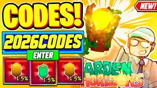 ⚠️New⚠️ ALL WORKING CODES For Garden Horizons 2026 - Roblox Garden Horizons Codes 2026