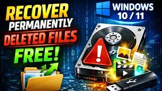Recover permanently deleted files free   Free Data recovery software   Windows 10 | windows 11