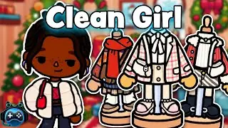 CLEAN GIRL CHRISTMAS OUTFIT IDEAS in TOCA BOCA🎅👗👠