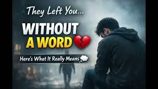 If They Left You Without a Word, Remember This
