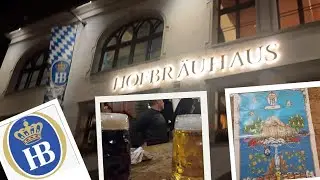 Hofbr&auml;u (HB) brewery M&uuml;nchen world's largest beer hall established in 1589, Germany