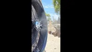 High pressure misting systems #misters #go4apes #plumbing #hvac #arizona #phoenix #staycool