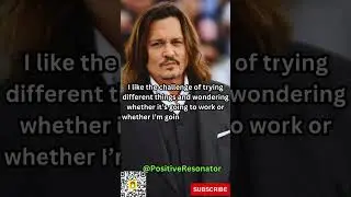 Be Bold, Be Brave: Johnny Depp's Motivational Story 🔥 #shorts #johnnydepp #motivation #win #life