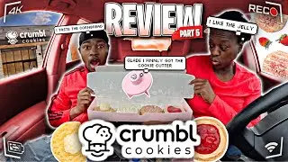 😛CRUMBL COOKIES🍪 REVIEW PART 5 | The PB&J Was Actually Good 👍🏾 The Cornbread Was🫢👀 #crumblcookies