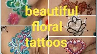 beautiful floral tattoos//tattoos for girls//stylish tattoos for women #tattoo #art