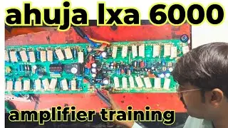 Ahuja lxa 6000 basic knowledge#amplifire #djamplifier #ampliefierplate 