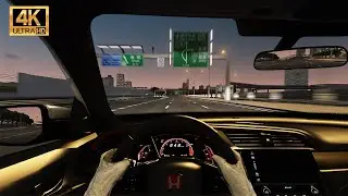 HONDA CIVIC TYPE R POV DRIVE | CRAZY DRIVING IN TRAFFIC | ASSETTO CORSA GAMEPLAY