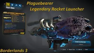 Borderlands 3: Plaguebearer, legendary rocket launcher. creates a singularity nd explosion on impact