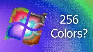 Windows 7 in only 256 colors?