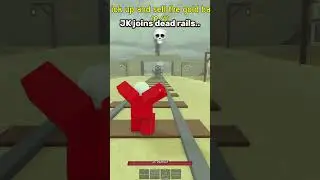 JK Joins DEAD RAILS! 💀💀 | The Strongest Battlegrounds | #thestongestbattlegrounds #roblox #shorts