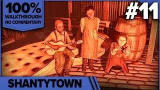 Bioshock Infinite 100% Cinematic Walkthrough (1999 Mode, All Collectibles) 11 SHANTYTOWN