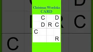 Christmas Wordoku - Solve for 