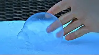 Blowing Bubbles in Freezing Weather