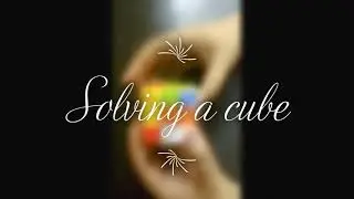solving a cube